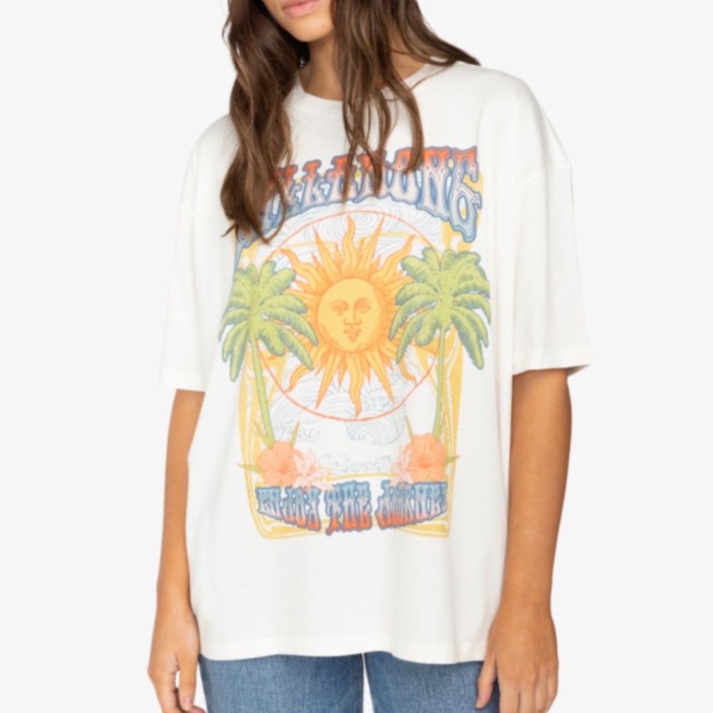 * NWT Billabong Enjoy The Journey Tee